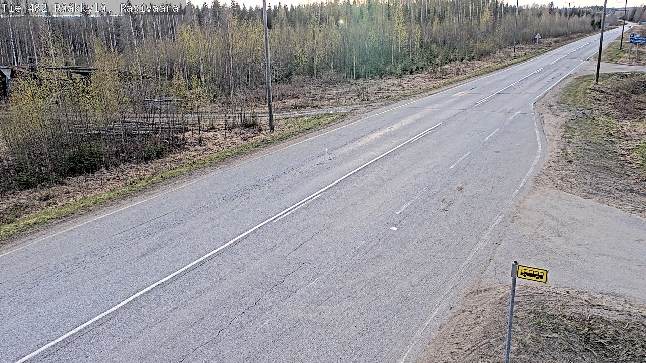 Weather Camera Image Väg 482 Rääkkylä, Rasivaara, Rääkkylä, Pohjois-Karjala