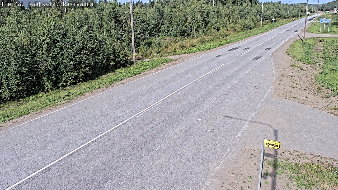 Weather Camera Image Road 482 Rääkkylä, Rasivaara, Rääkkylä, Pohjois-Karjala