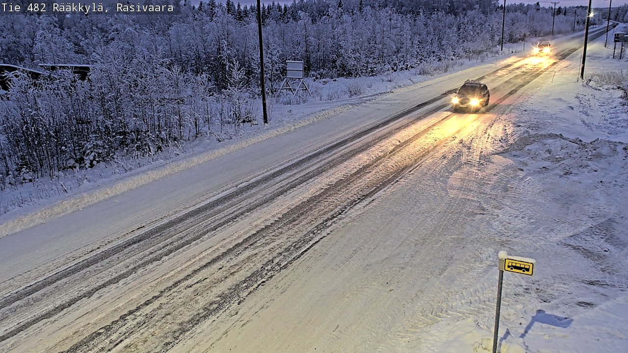 Weather Camera Image Road 482 Rääkkylä, Rasivaara, Rääkkylä, Pohjois-Karjala