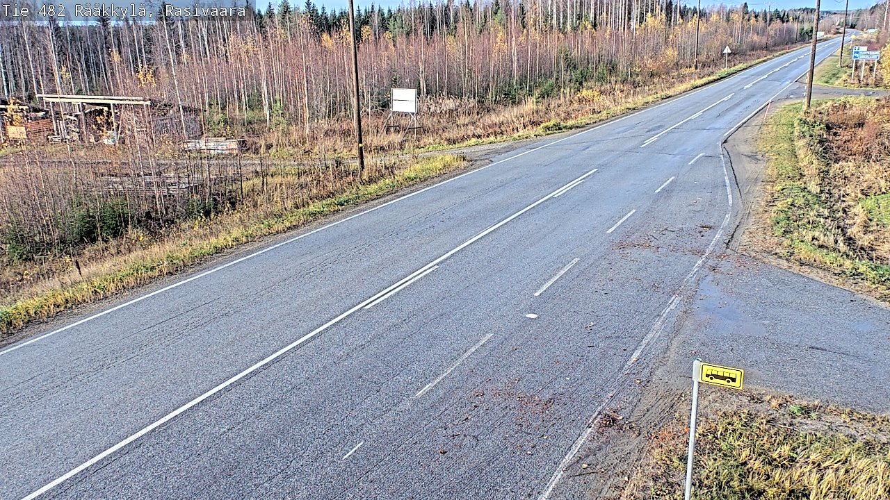 Weather Camera Image Road 482 Rääkkylä, Rasivaara, Rääkkylä, Pohjois-Karjala