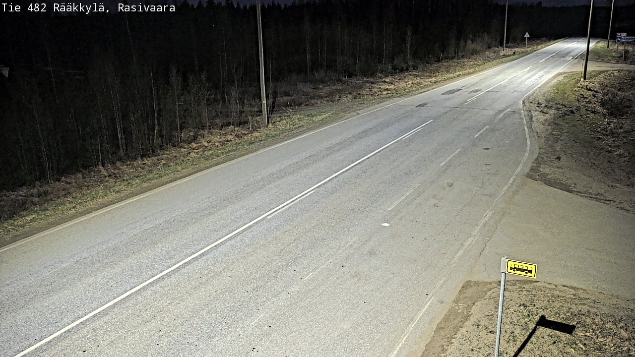 Weather Camera Image Väg 482 Rääkkylä, Rasivaara, Rääkkylä, Pohjois-Karjala