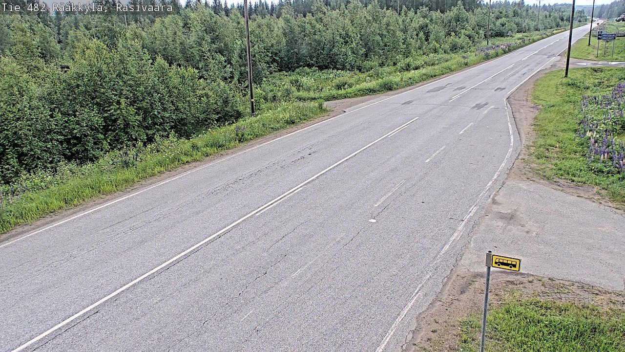 Weather Camera Image Road 482 Rääkkylä, Rasivaara, Rääkkylä, Pohjois-Karjala