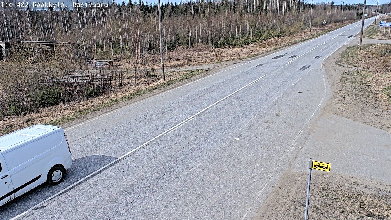 Weather Camera Image Väg 482 Rääkkylä, Rasivaara, Rääkkylä, Pohjois-Karjala