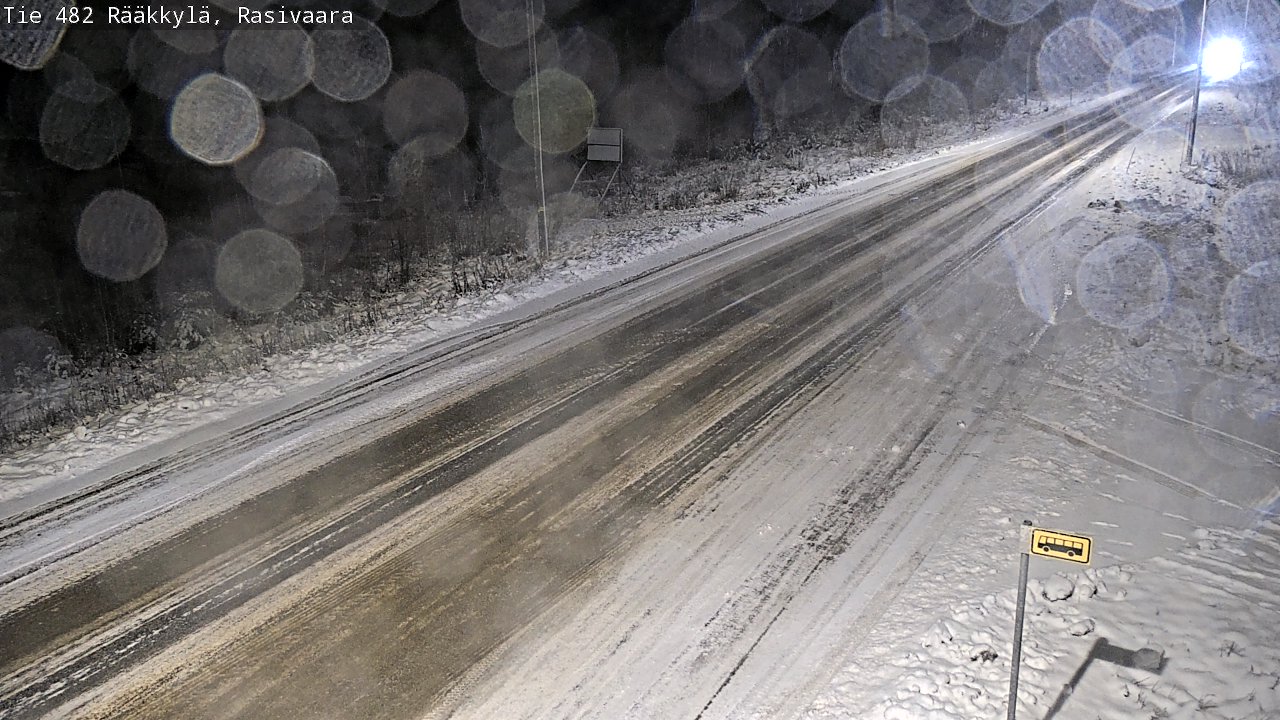 Weather Camera Image Väg 482 Rääkkylä, Rasivaara, Rääkkylä, Pohjois-Karjala