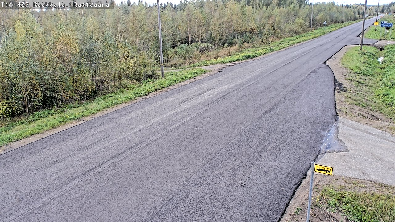 Weather Camera Image Väg 482 Rääkkylä, Rasivaara, Rääkkylä, Pohjois-Karjala
