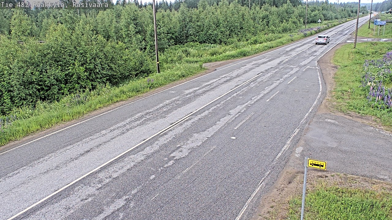 Weather Camera Image Road 482 Rääkkylä, Rasivaara, Rääkkylä, Pohjois-Karjala