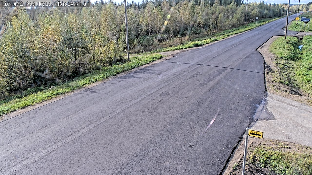 Weather Camera Image Väg 482 Rääkkylä, Rasivaara, Rääkkylä, Pohjois-Karjala