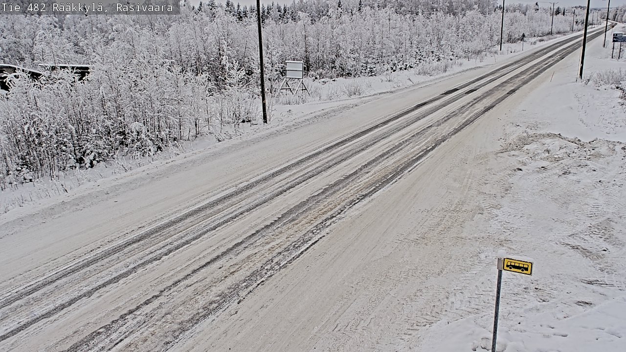 Weather Camera Image Road 482 Rääkkylä, Rasivaara, Rääkkylä, Pohjois-Karjala