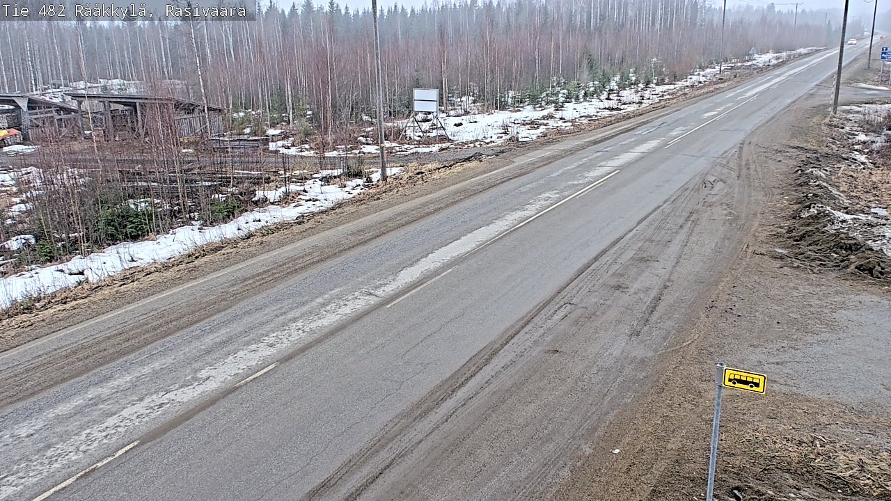 Weather Camera Image Road 482 Rääkkylä, Rasivaara, Rääkkylä, Pohjois-Karjala