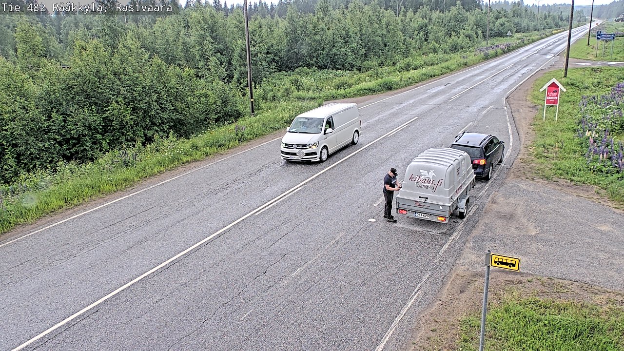 Weather Camera Image Road 482 Rääkkylä, Rasivaara, Rääkkylä, Pohjois-Karjala