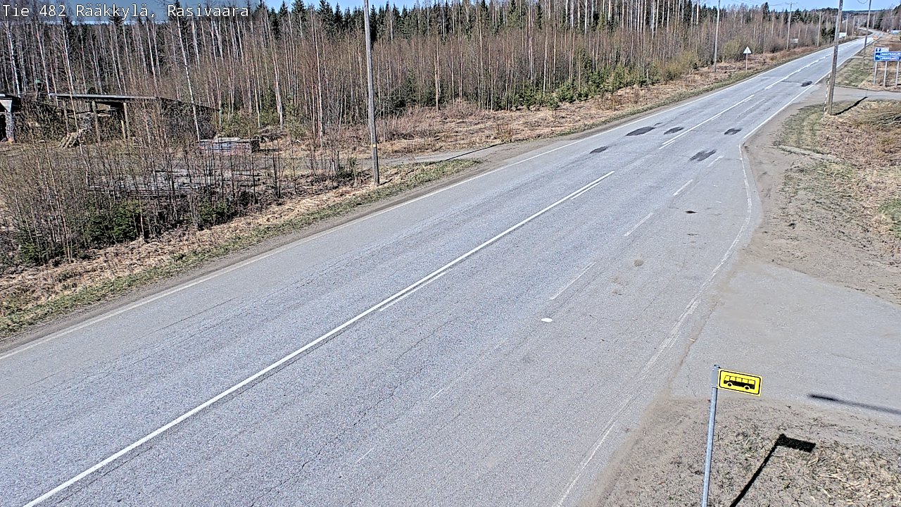 Weather Camera Image Väg 482 Rääkkylä, Rasivaara, Rääkkylä, Pohjois-Karjala
