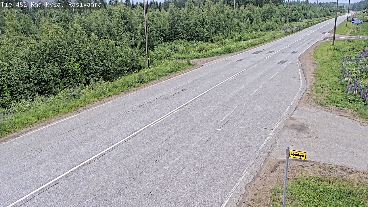 Weather Camera Image Road 482 Rääkkylä, Rasivaara, Rääkkylä, Pohjois-Karjala