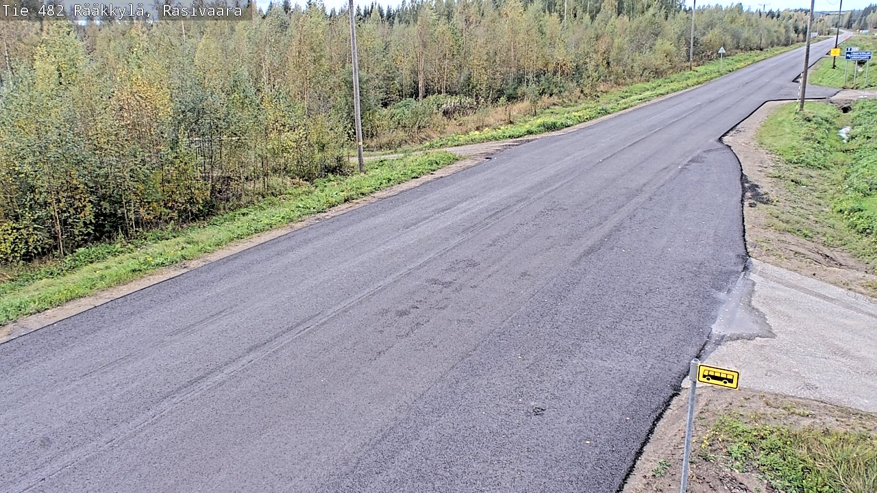 Weather Camera Image Road 482 Rääkkylä, Rasivaara, Rääkkylä, Pohjois-Karjala