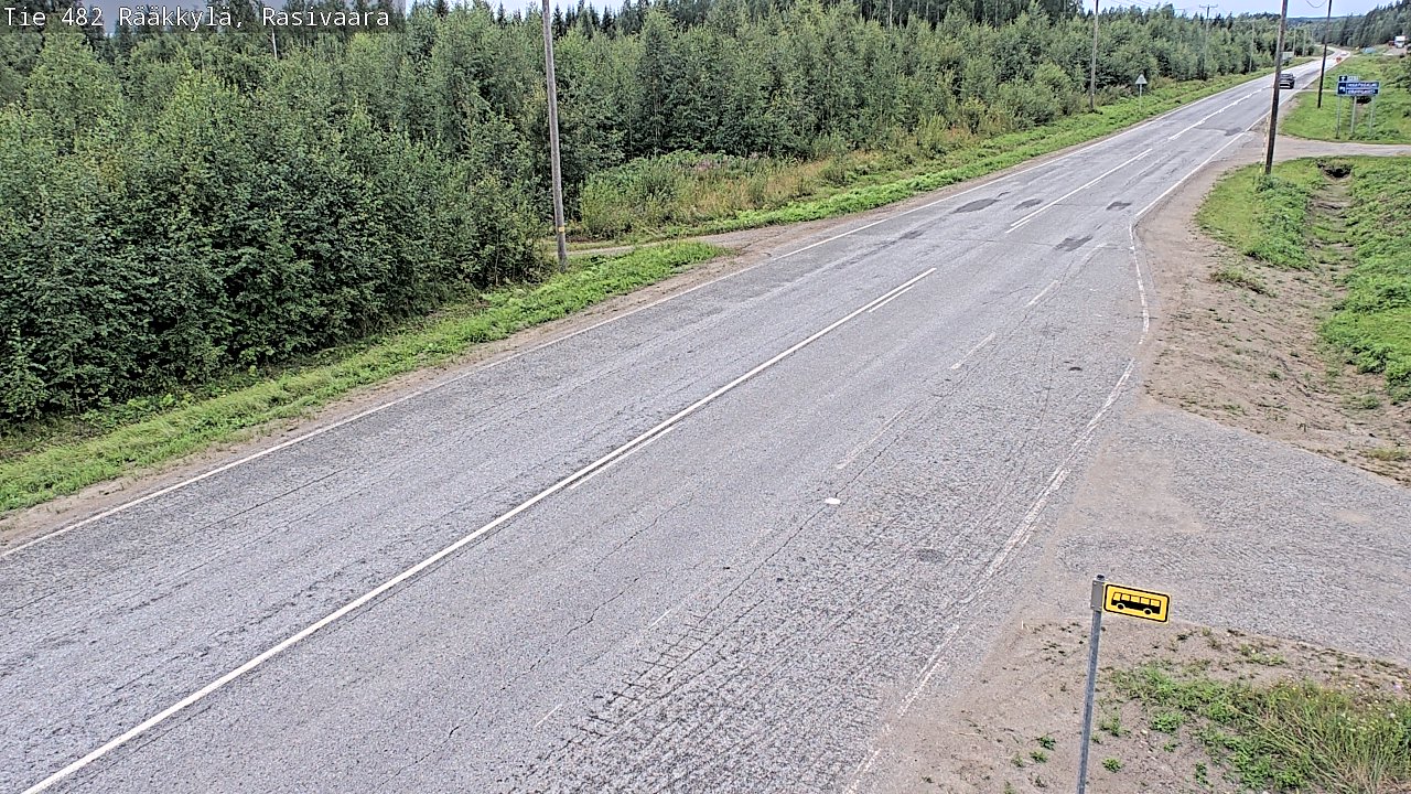 Weather Camera Image Väg 482 Rääkkylä, Rasivaara, Rääkkylä, Pohjois-Karjala