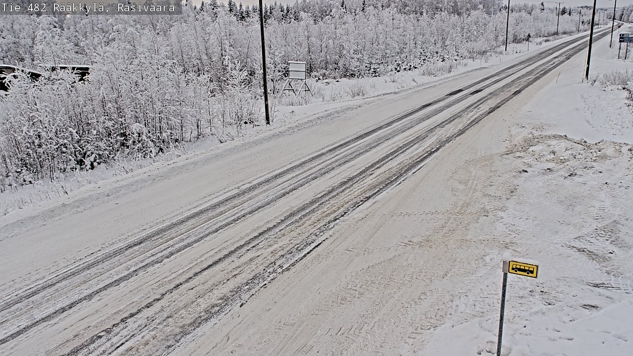 Weather Camera Image Road 482 Rääkkylä, Rasivaara, Rääkkylä, Pohjois-Karjala