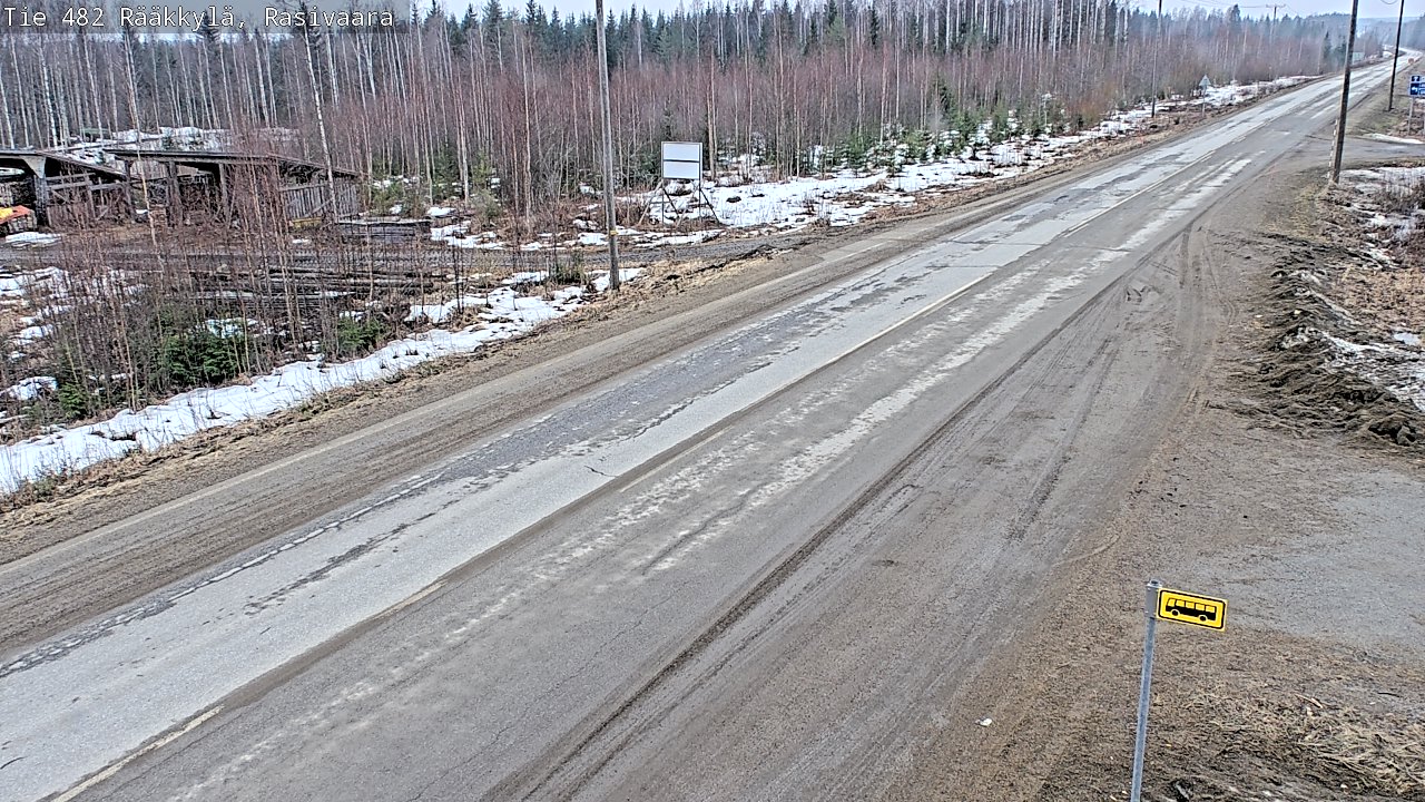 Weather Camera Image Väg 482 Rääkkylä, Rasivaara, Rääkkylä, Pohjois-Karjala