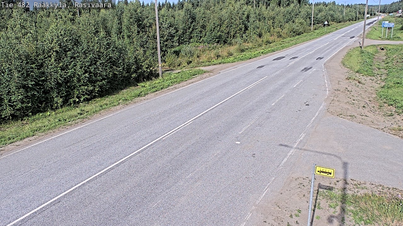 Weather Camera Image Road 482 Rääkkylä, Rasivaara, Rääkkylä, Pohjois-Karjala