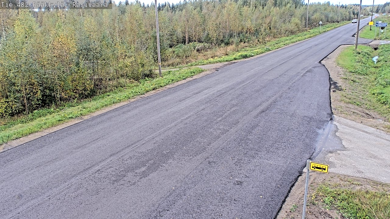 Weather Camera Image Road 482 Rääkkylä, Rasivaara, Rääkkylä, Pohjois-Karjala