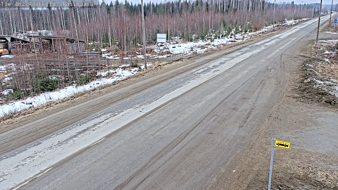 Weather Camera Image Road 482 Rääkkylä, Rasivaara, Rääkkylä, Pohjois-Karjala