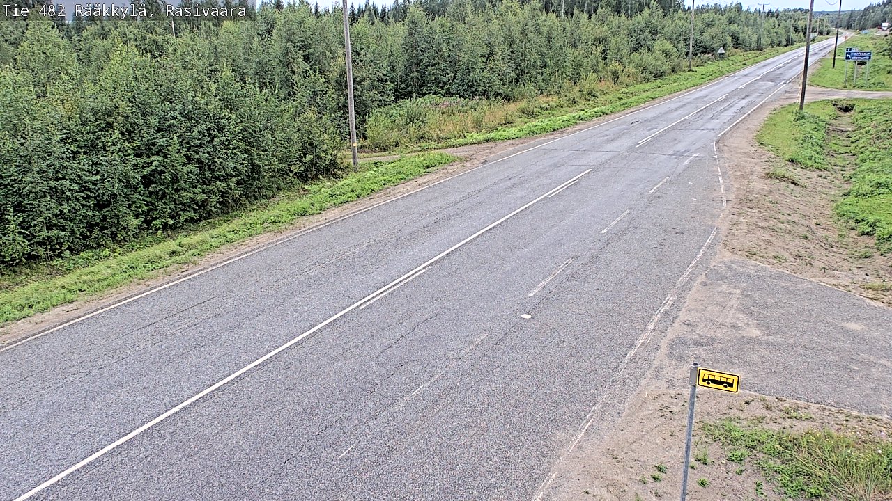 Weather Camera Image Väg 482 Rääkkylä, Rasivaara, Rääkkylä, Pohjois-Karjala