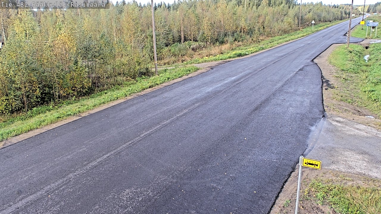 Weather Camera Image Road 482 Rääkkylä, Rasivaara, Rääkkylä, Pohjois-Karjala