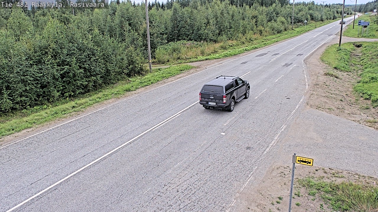 Weather Camera Image Väg 482 Rääkkylä, Rasivaara, Rääkkylä, Pohjois-Karjala