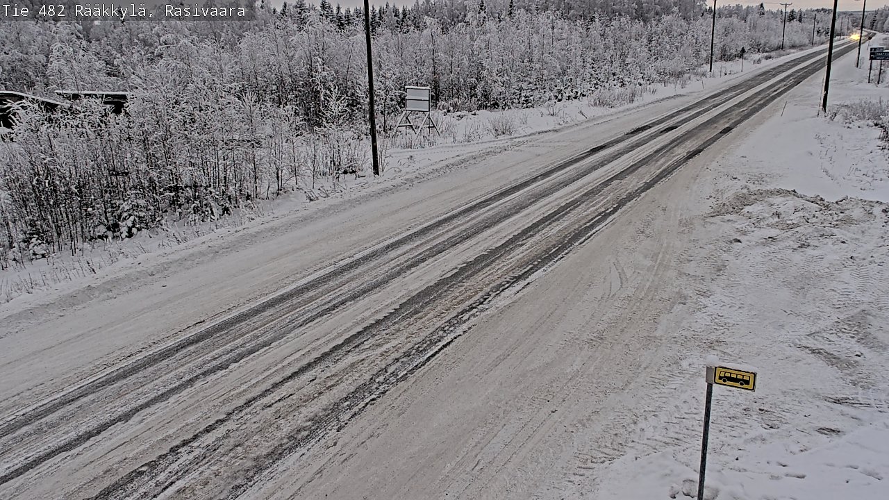 Weather Camera Image Road 482 Rääkkylä, Rasivaara, Rääkkylä, Pohjois-Karjala