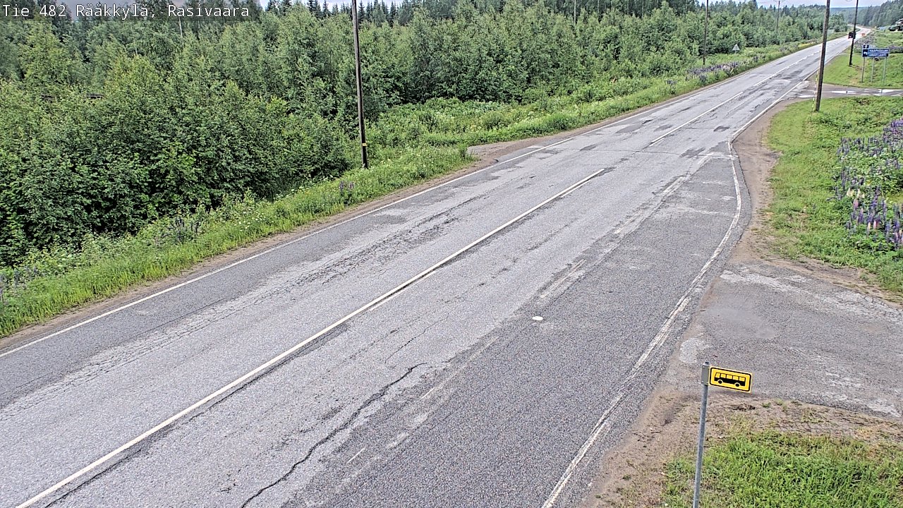 Weather Camera Image Road 482 Rääkkylä, Rasivaara, Rääkkylä, Pohjois-Karjala