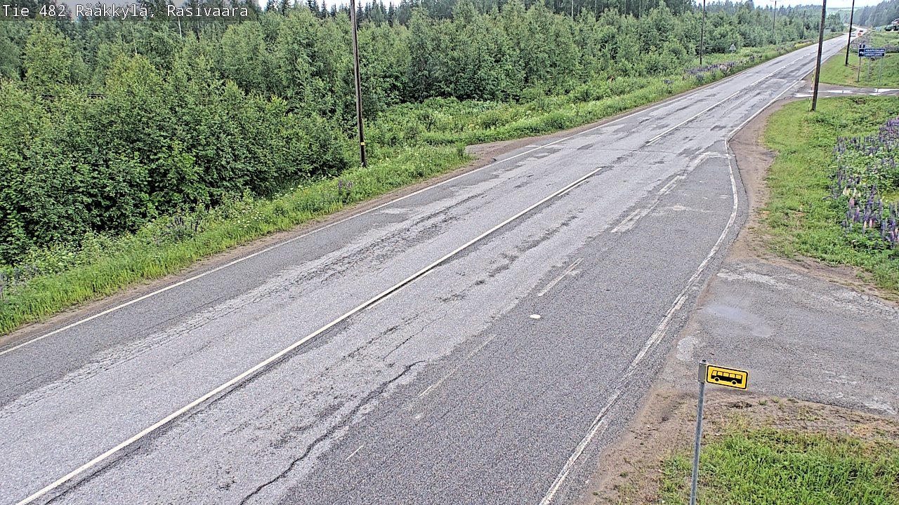 Weather Camera Image Road 482 Rääkkylä, Rasivaara, Rääkkylä, Pohjois-Karjala