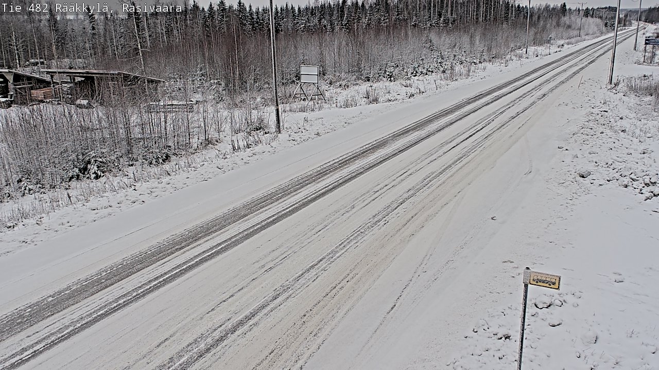 Weather Camera Image Road 482 Rääkkylä, Rasivaara, Rääkkylä, Pohjois-Karjala