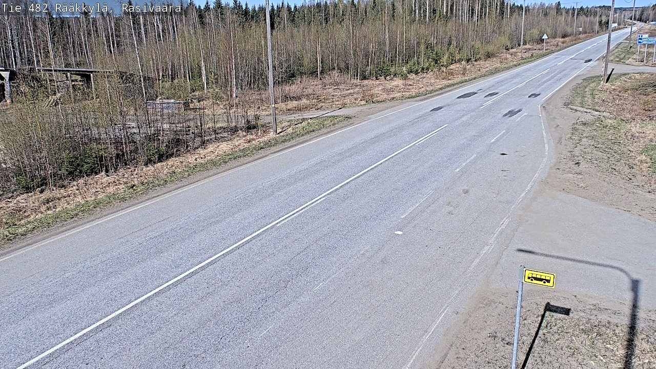 Weather Camera Image Road 482 Rääkkylä, Rasivaara, Rääkkylä, Pohjois-Karjala