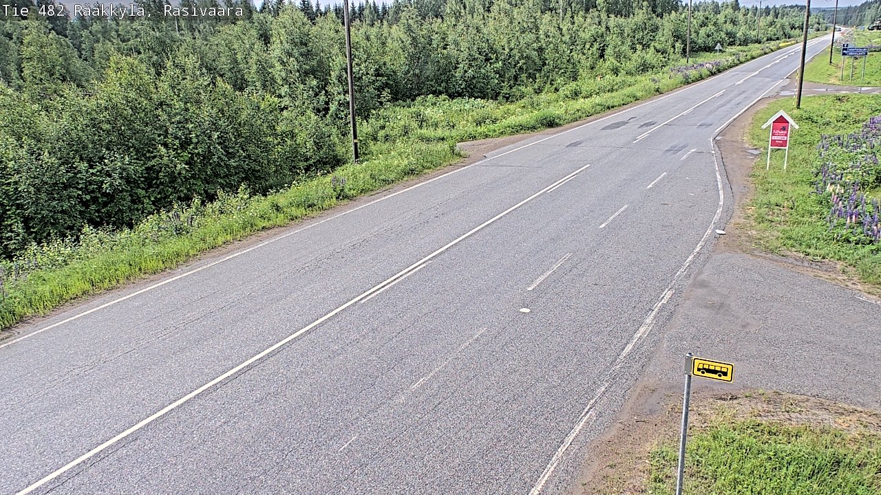 Weather Camera Image Väg 482 Rääkkylä, Rasivaara, Rääkkylä, Pohjois-Karjala