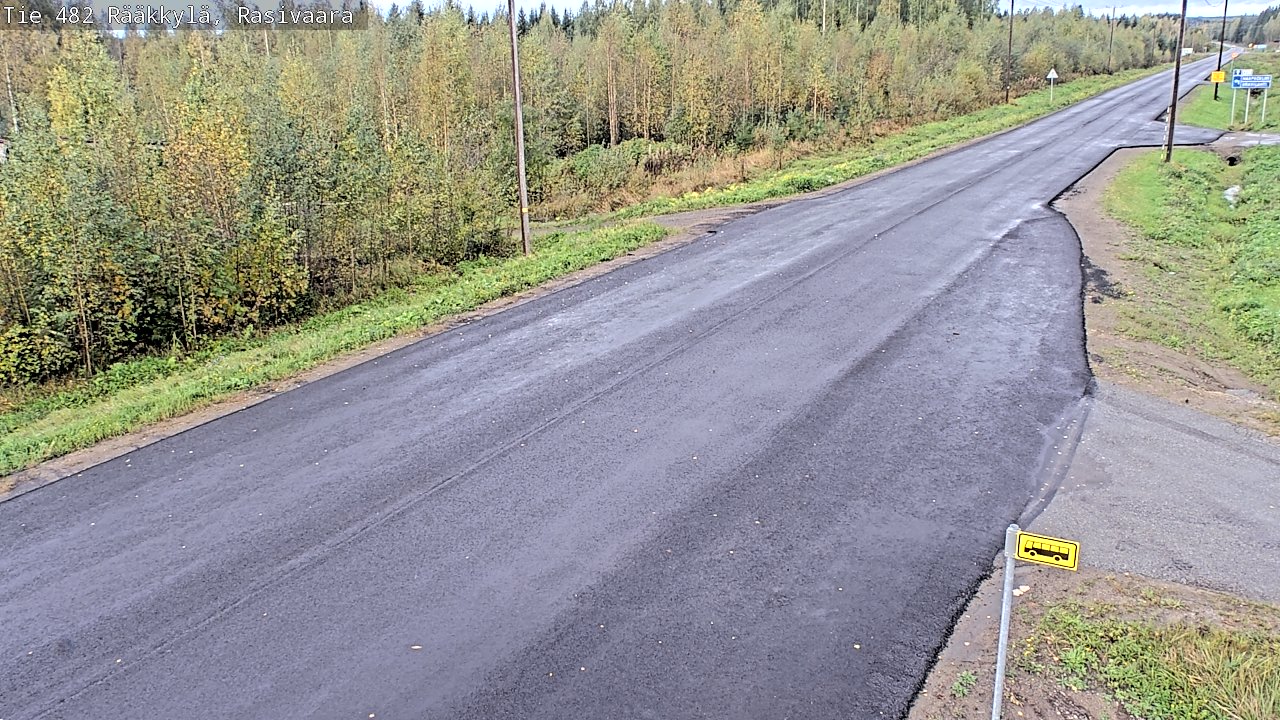 Weather Camera Image Väg 482 Rääkkylä, Rasivaara, Rääkkylä, Pohjois-Karjala