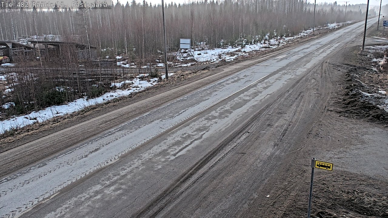 Weather Camera Image Väg 482 Rääkkylä, Rasivaara, Rääkkylä, Pohjois-Karjala