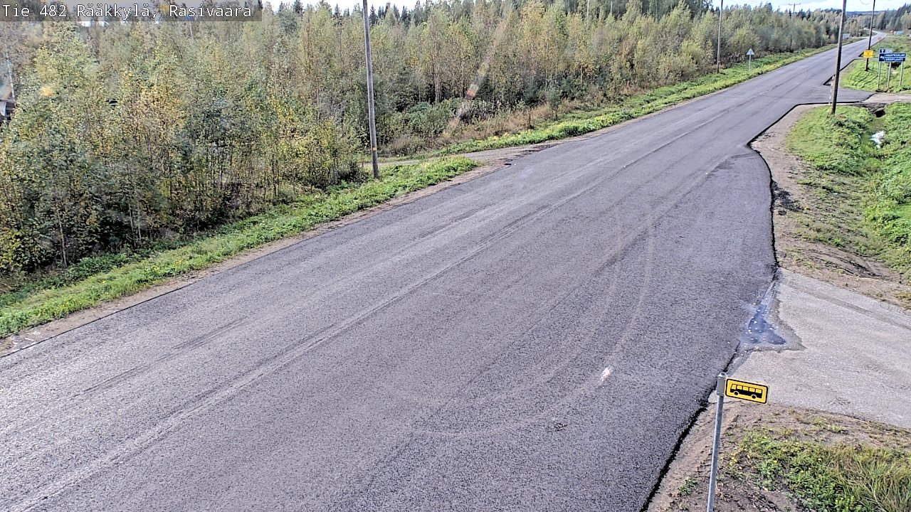 Weather Camera Image Väg 482 Rääkkylä, Rasivaara, Rääkkylä, Pohjois-Karjala