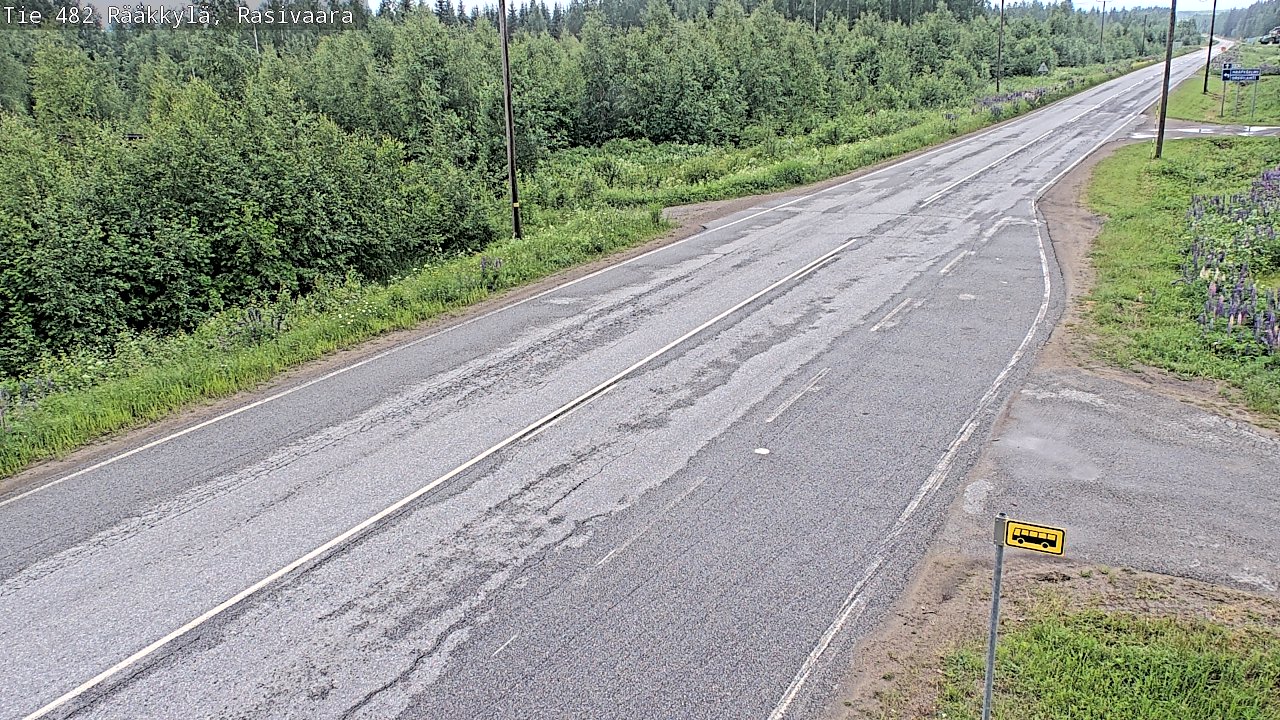 Weather Camera Image Road 482 Rääkkylä, Rasivaara, Rääkkylä, Pohjois-Karjala