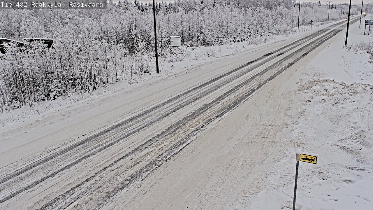 Weather Camera Image Road 482 Rääkkylä, Rasivaara, Rääkkylä, Pohjois-Karjala