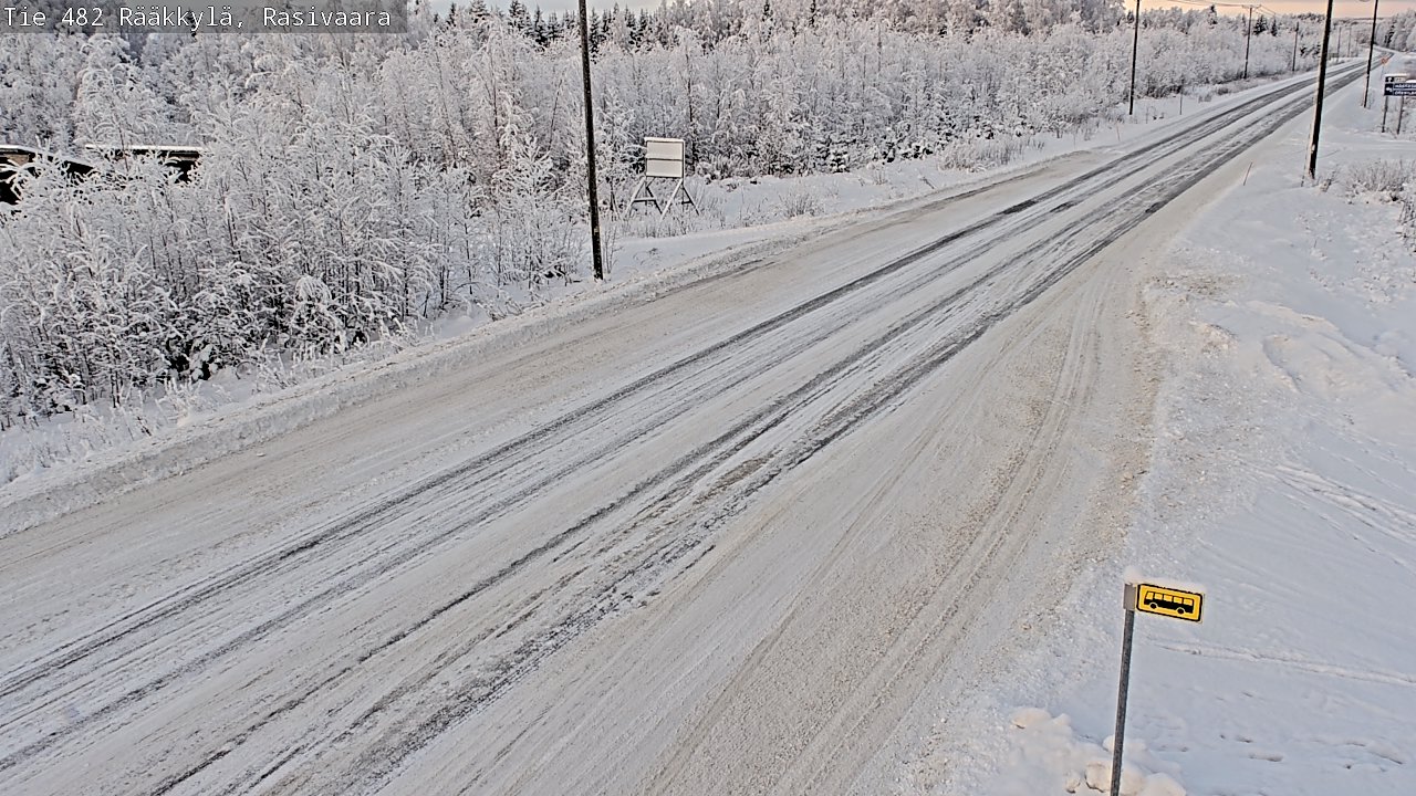 Weather Camera Image Road 482 Rääkkylä, Rasivaara, Rääkkylä, Pohjois-Karjala