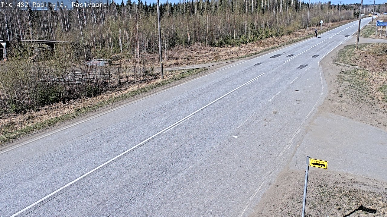 Weather Camera Image Road 482 Rääkkylä, Rasivaara, Rääkkylä, Pohjois-Karjala