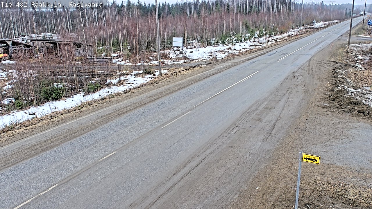 Weather Camera Image Road 482 Rääkkylä, Rasivaara, Rääkkylä, Pohjois-Karjala