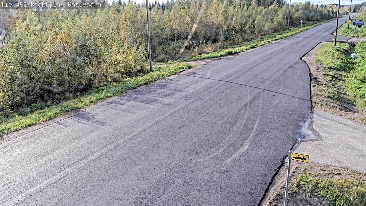Weather Camera Image Väg 482 Rääkkylä, Rasivaara, Rääkkylä, Pohjois-Karjala