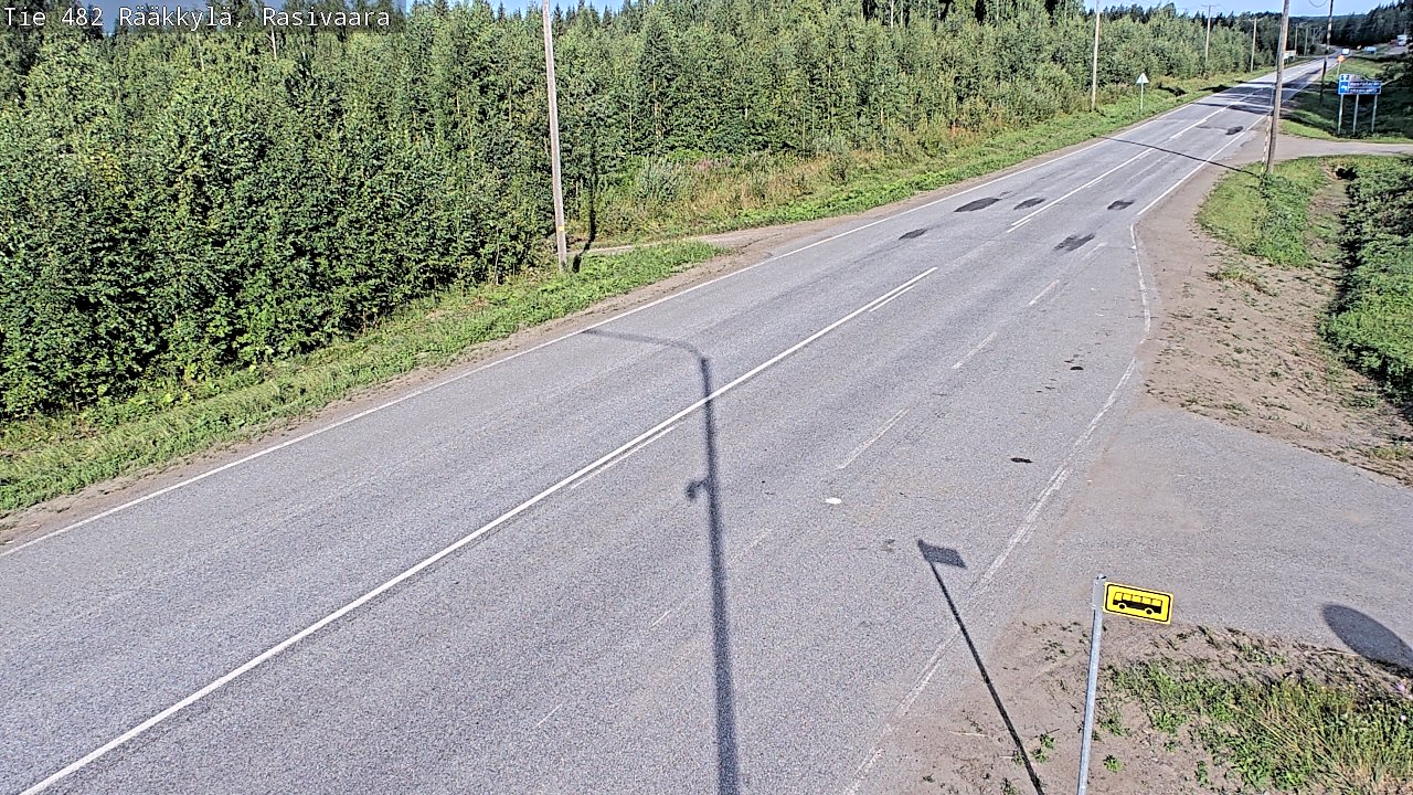Weather Camera Image Road 482 Rääkkylä, Rasivaara, Rääkkylä, Pohjois-Karjala