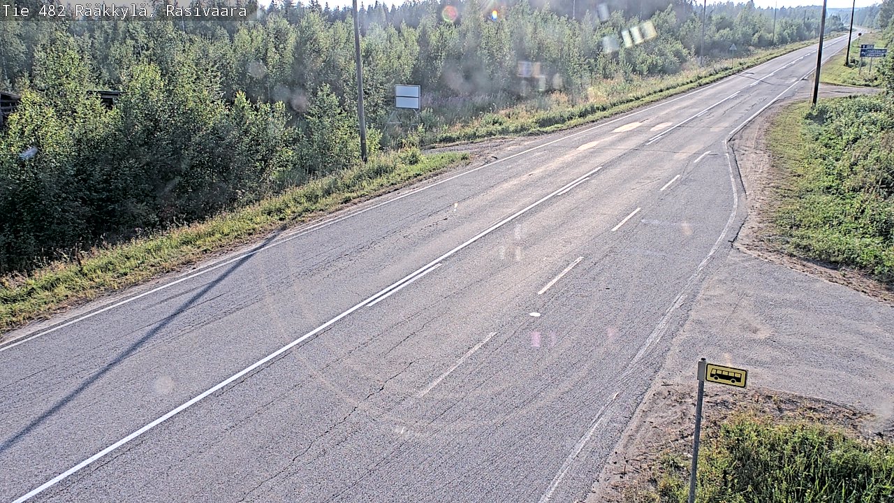 Weather Camera Image Road 482 Rääkkylä, Rasivaara, Rääkkylä, Pohjois-Karjala