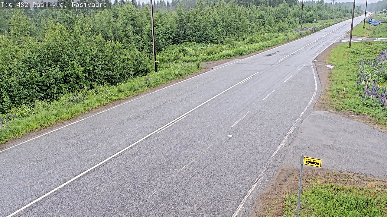 Weather Camera Image Road 482 Rääkkylä, Rasivaara, Rääkkylä, Pohjois-Karjala