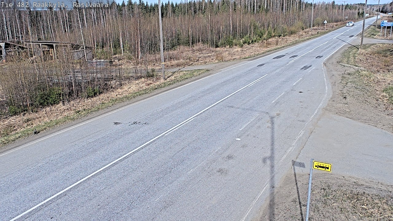 Weather Camera Image Väg 482 Rääkkylä, Rasivaara, Rääkkylä, Pohjois-Karjala