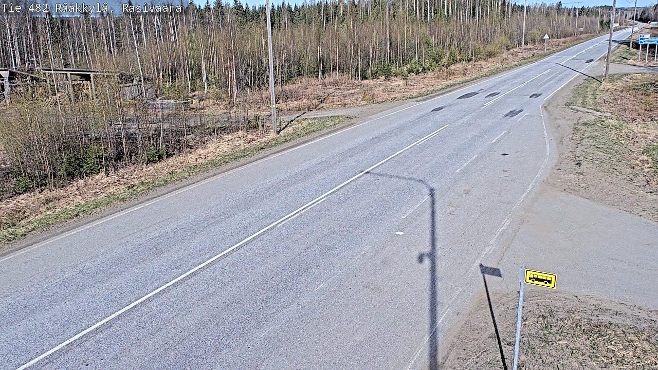 Weather Camera Image Road 482 Rääkkylä, Rasivaara, Rääkkylä, Pohjois-Karjala