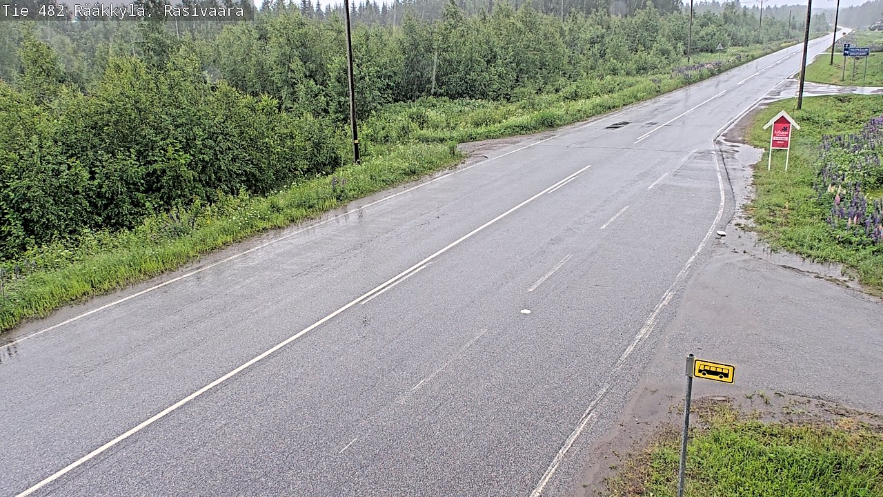 Weather Camera Image Väg 482 Rääkkylä, Rasivaara, Rääkkylä, Pohjois-Karjala