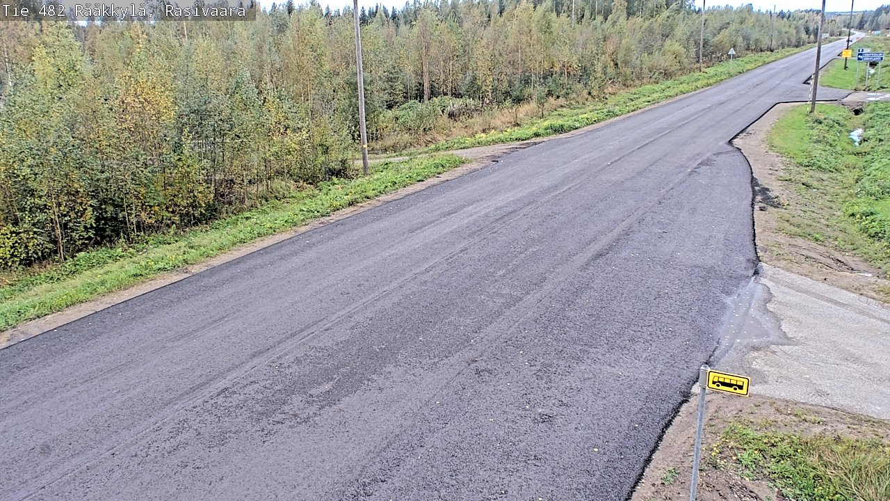 Weather Camera Image Road 482 Rääkkylä, Rasivaara, Rääkkylä, Pohjois-Karjala