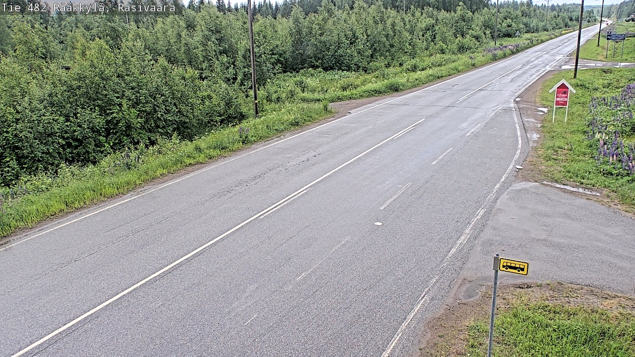 Weather Camera Image Väg 482 Rääkkylä, Rasivaara, Rääkkylä, Pohjois-Karjala