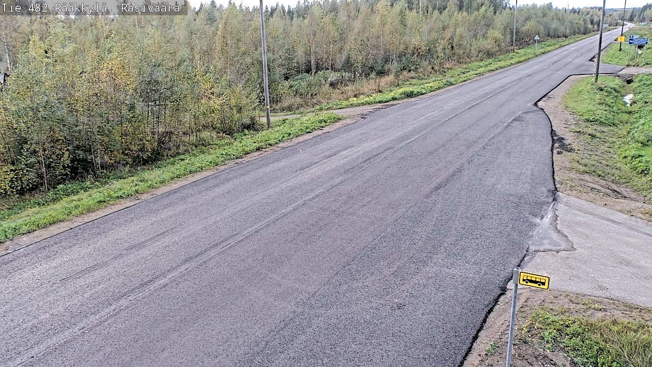 Weather Camera Image Väg 482 Rääkkylä, Rasivaara, Rääkkylä, Pohjois-Karjala